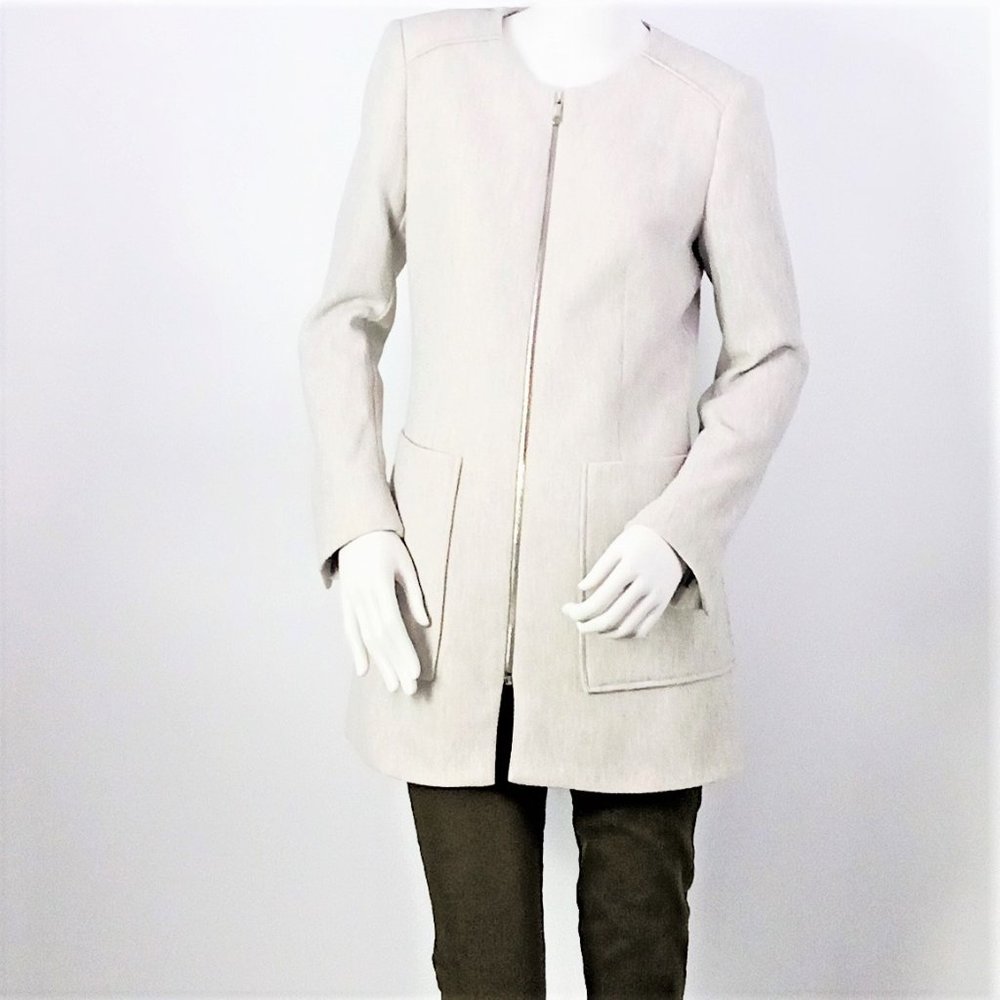 ZARA Full Front Zipper Blazer